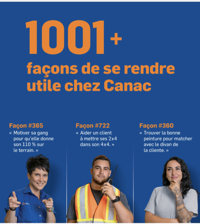 Emplois disponible chez Canac