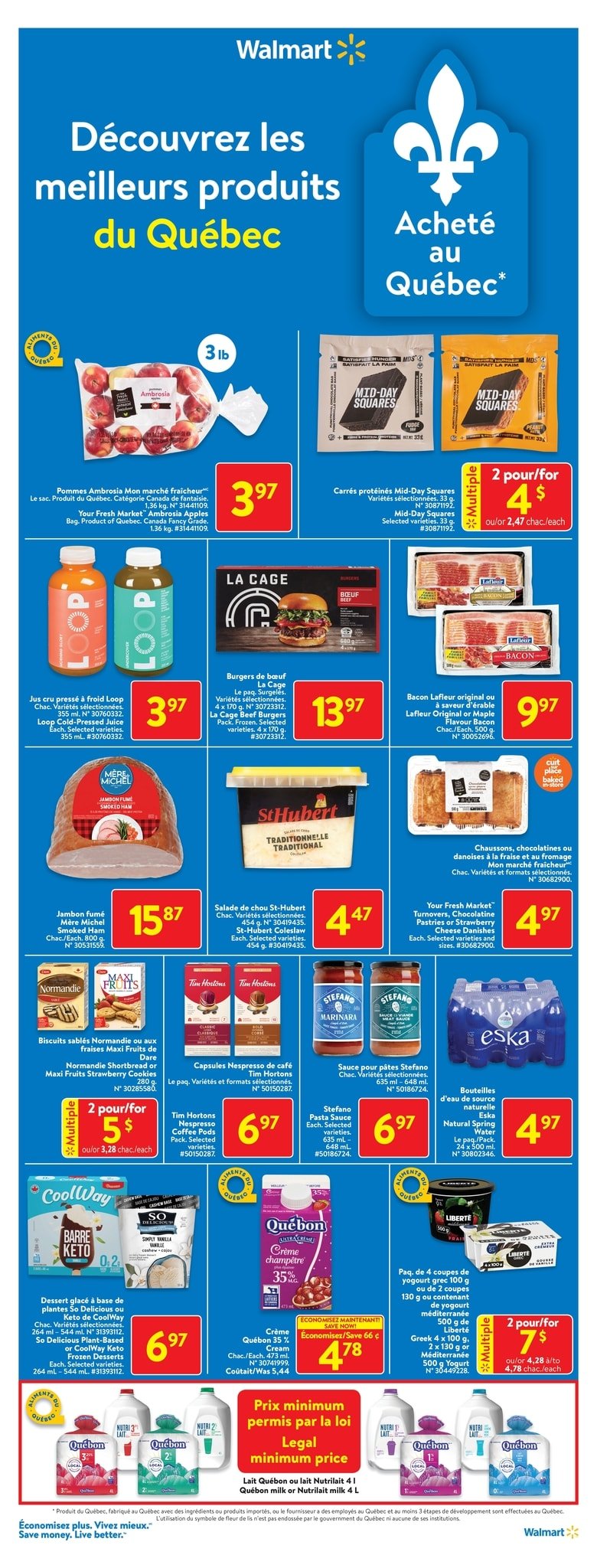 Circulaire Walmart de la semaine du 20 au 26 avril 2023