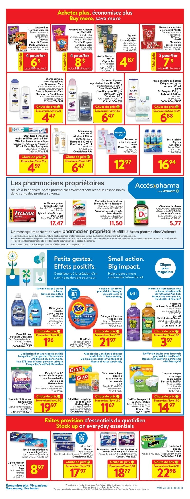 Circulaire Walmart de la semaine du 20 au 26 avril 2023