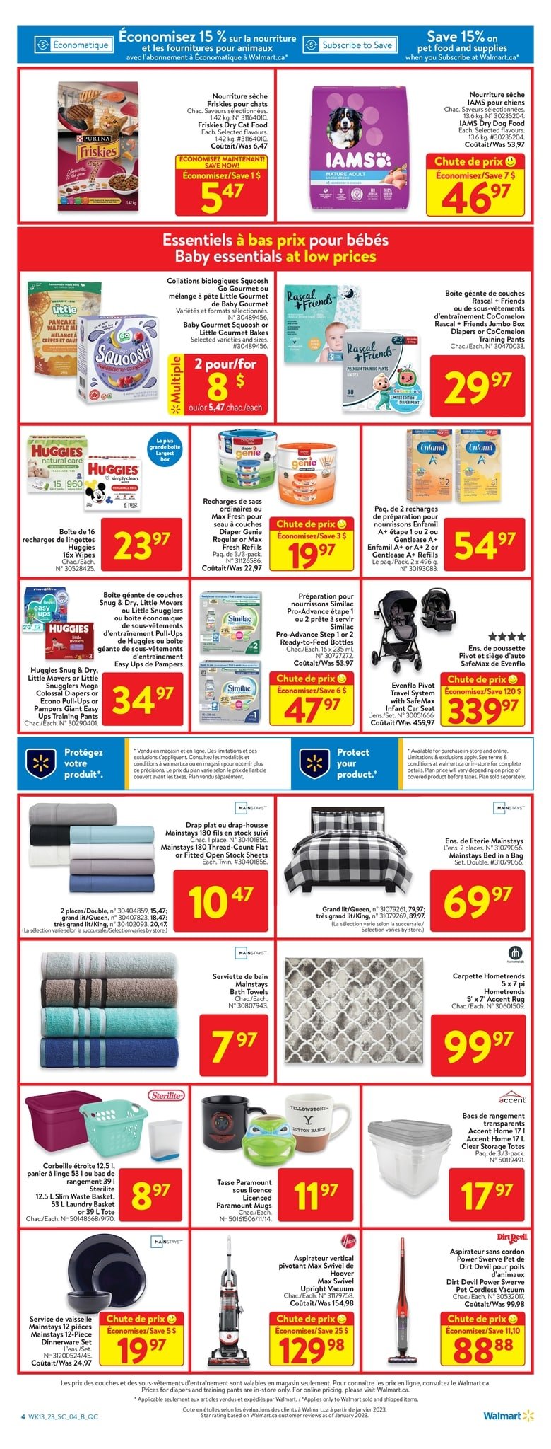 Circulaire Walmart de la semaine du 20 au 26 avril 2023