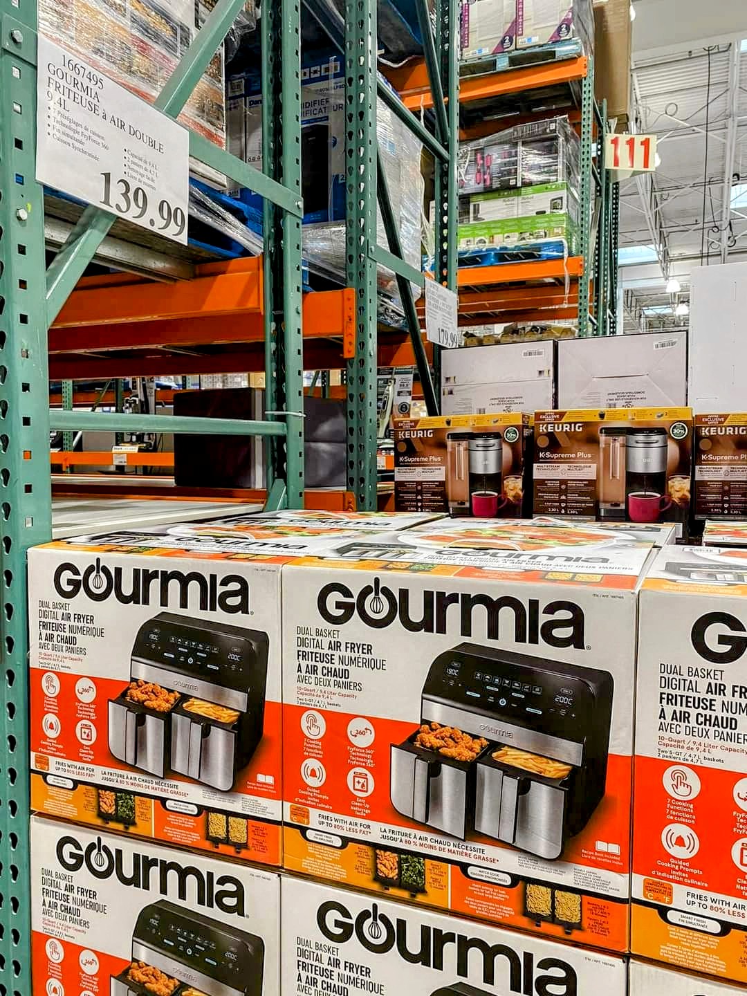 Rabais sur la friteuse à air double de Gourmia chez Costco 