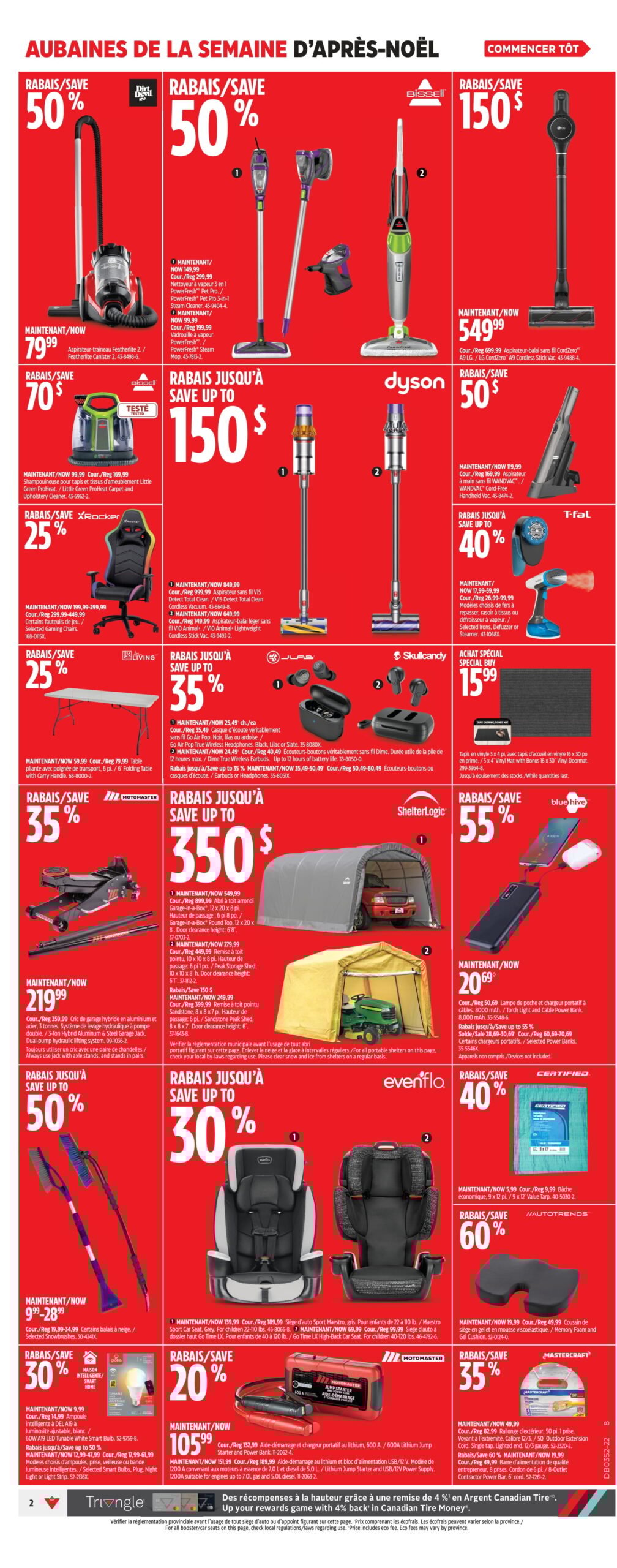 Circulaire du Solde d'Après Noël chez Canadian Tire