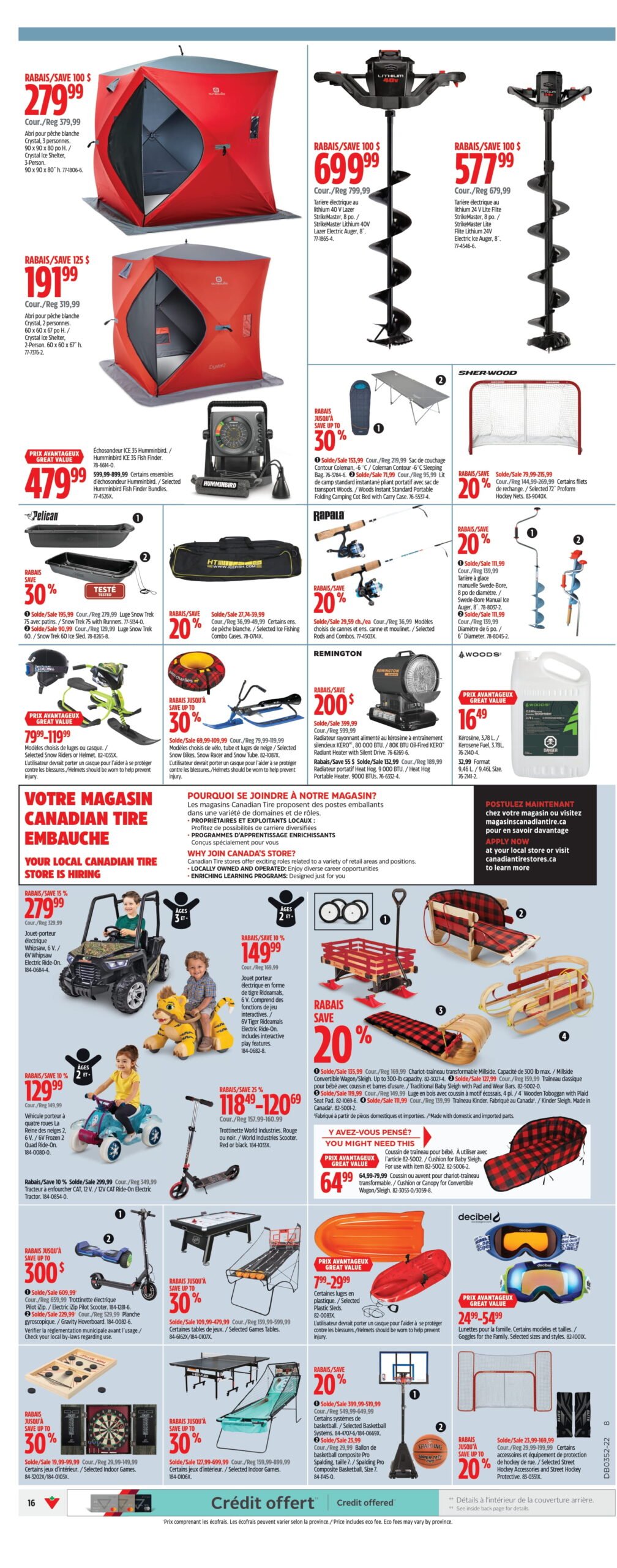Circulaire du Solde d'Après Noël chez Canadian Tire