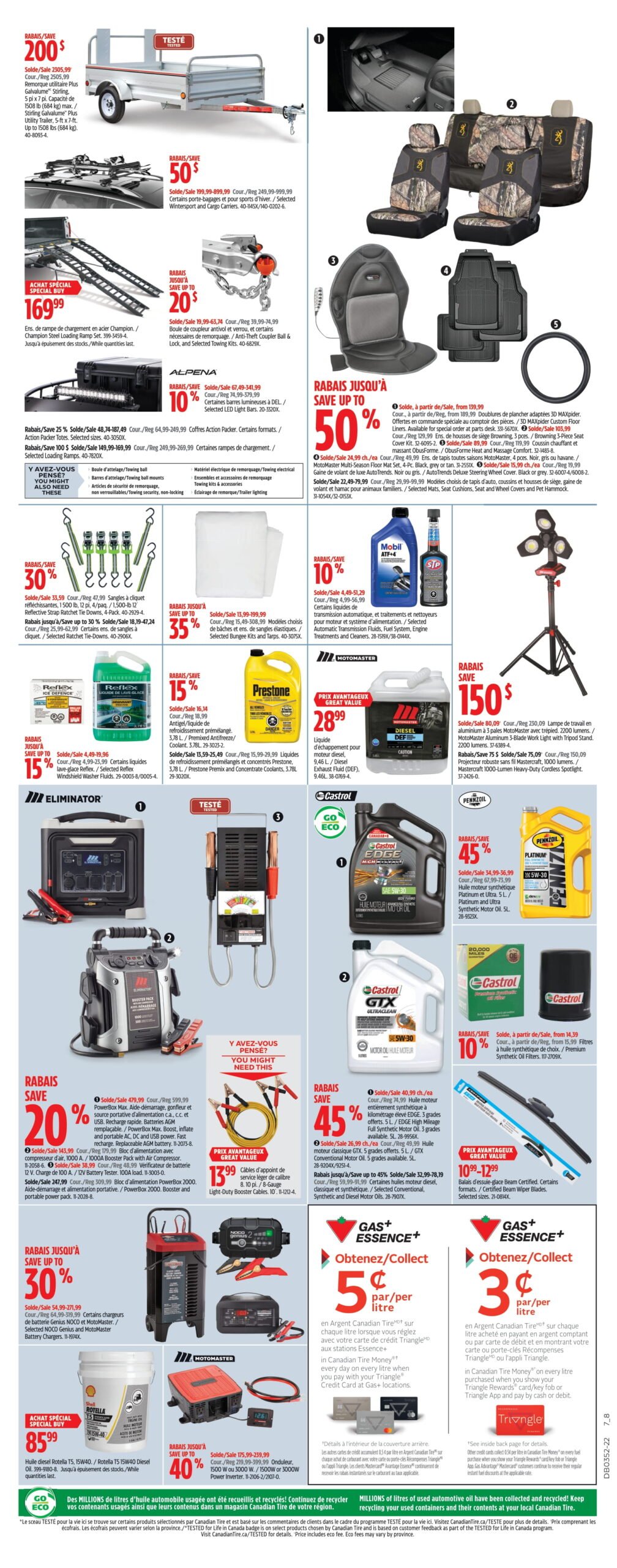 Circulaire du Solde d'Après Noël chez Canadian Tire