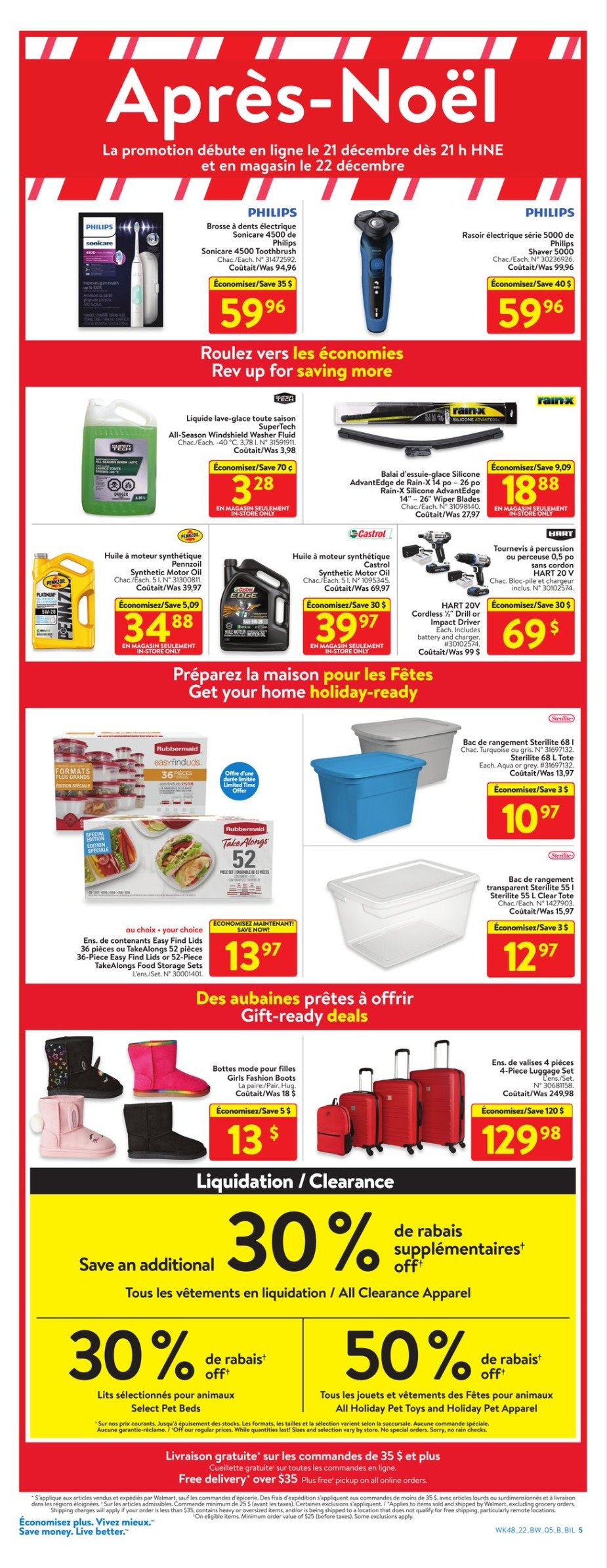 Circulaire Walmart du Boxing Day