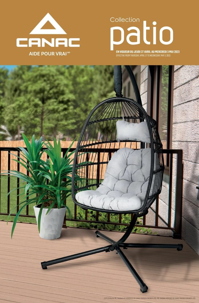 Circulaire Collection Patio chez Canac Marquis