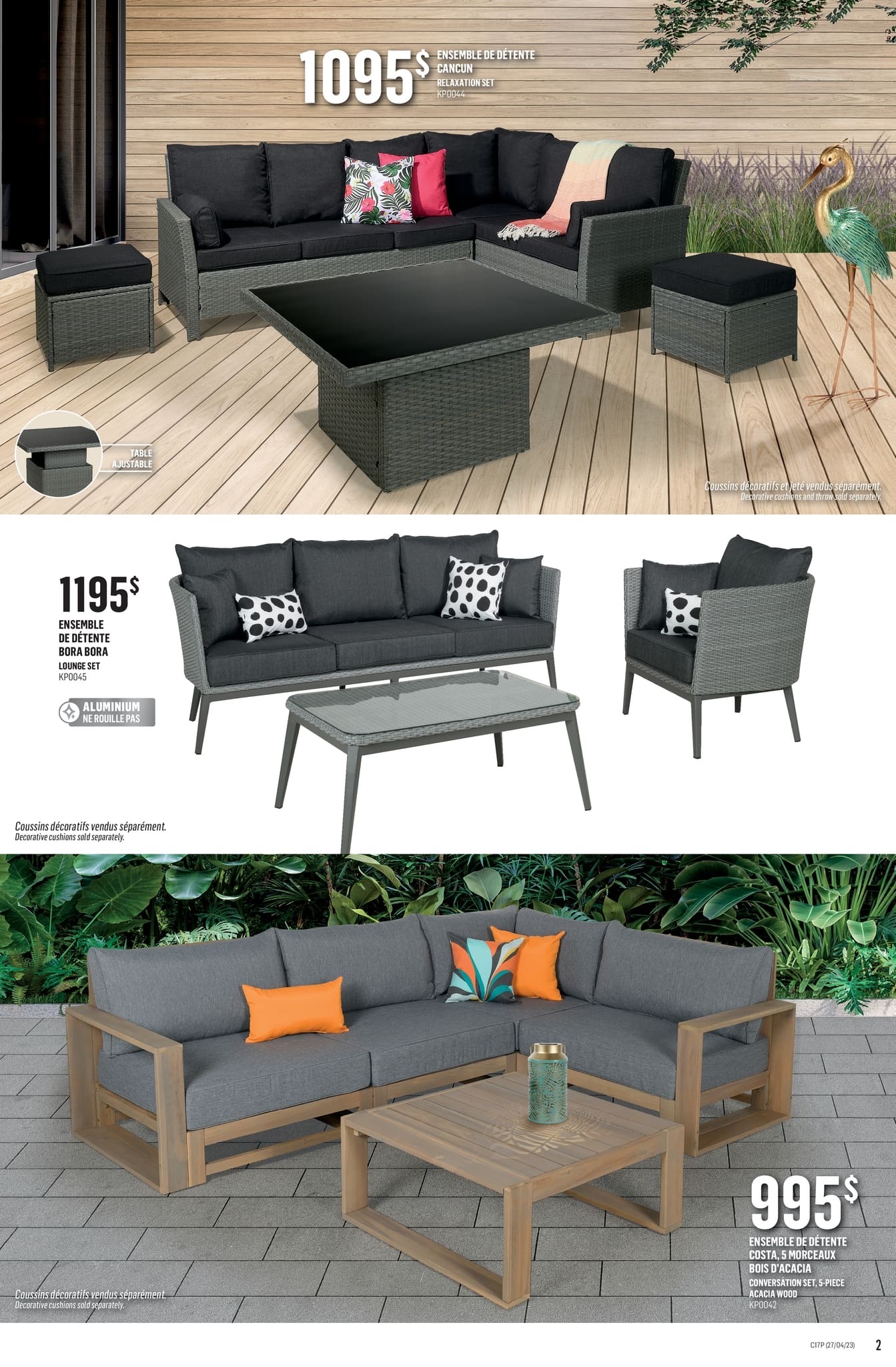 Circulaire Collection Patio chez CANAC