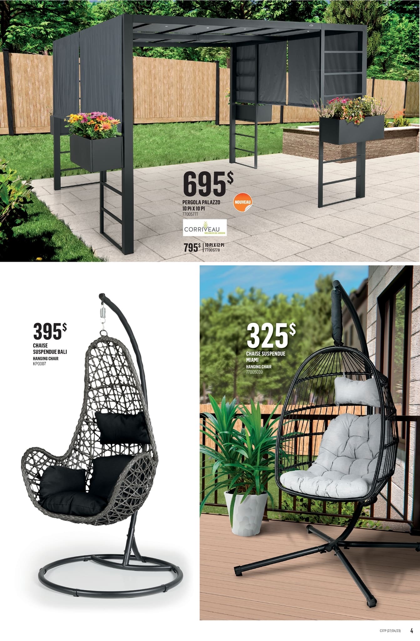 Circulaire Collection Patio chez CANAC