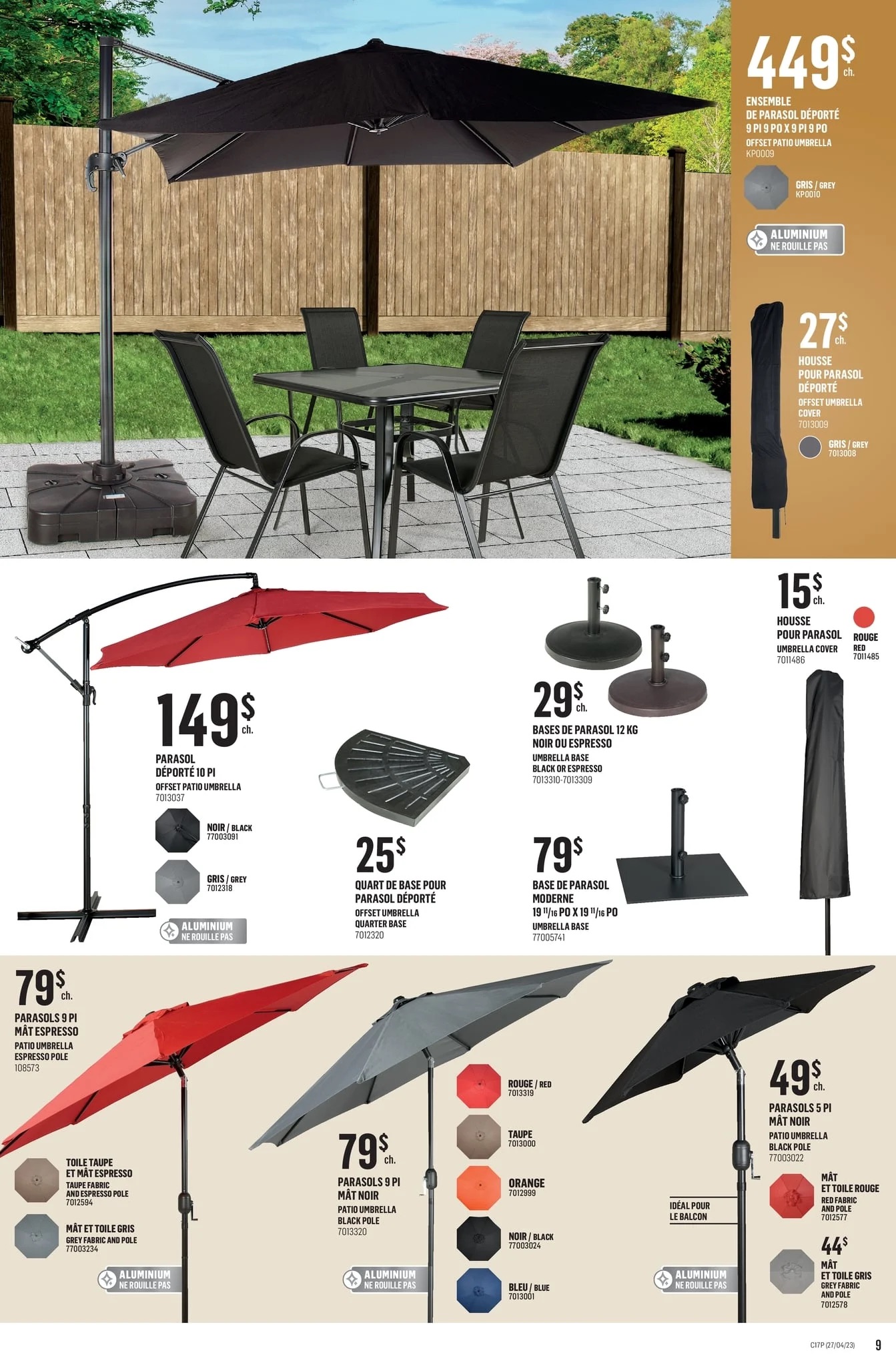 Circulaire Collection Patio chez CANAC