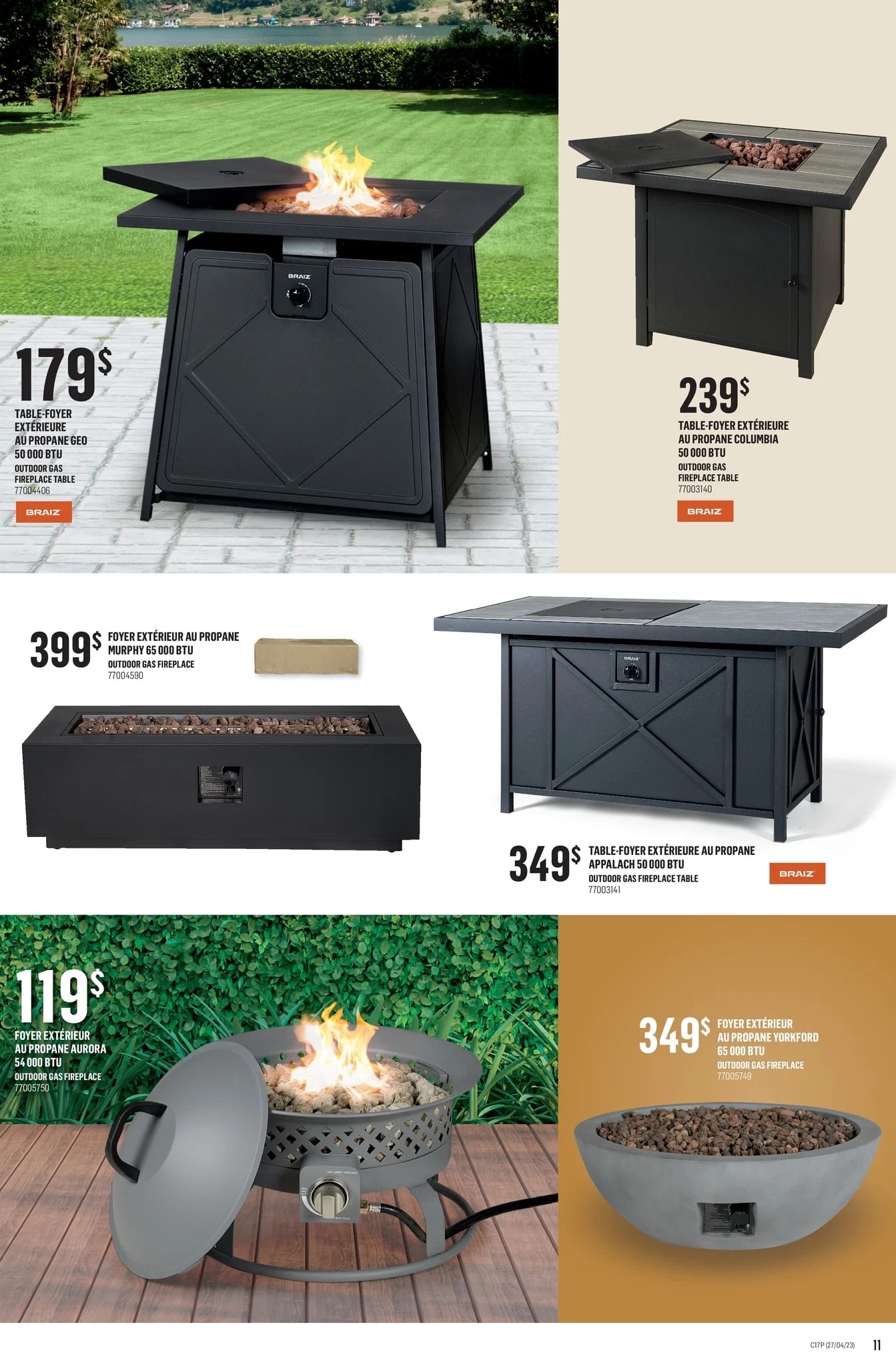 Circulaire Collection Patio chez CANAC
