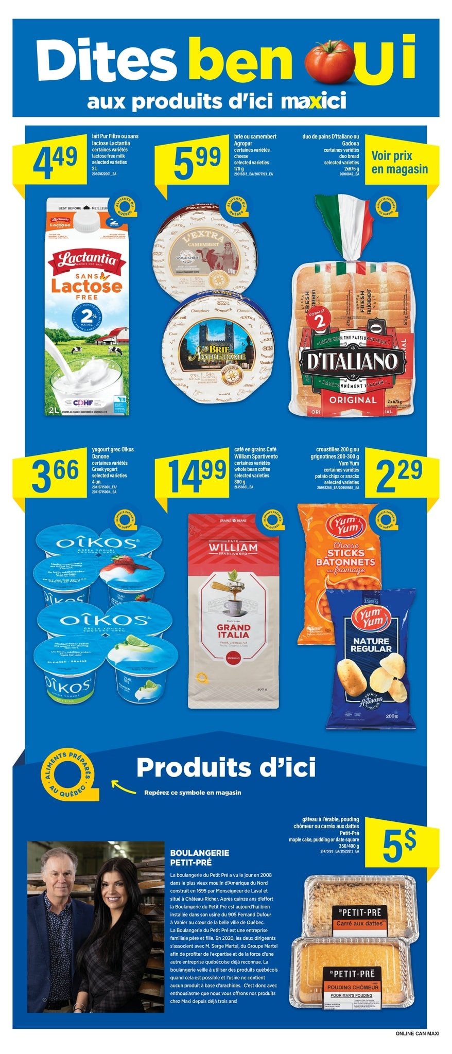 Circulaire Maxi de la semaine du 27 avril 2023