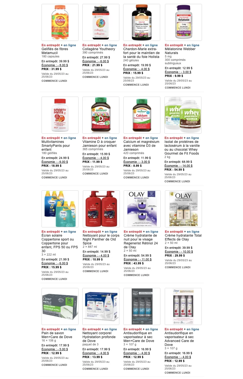 Circulaire Costco de la semaine prochaine 29 mai au 25 juin 2023
