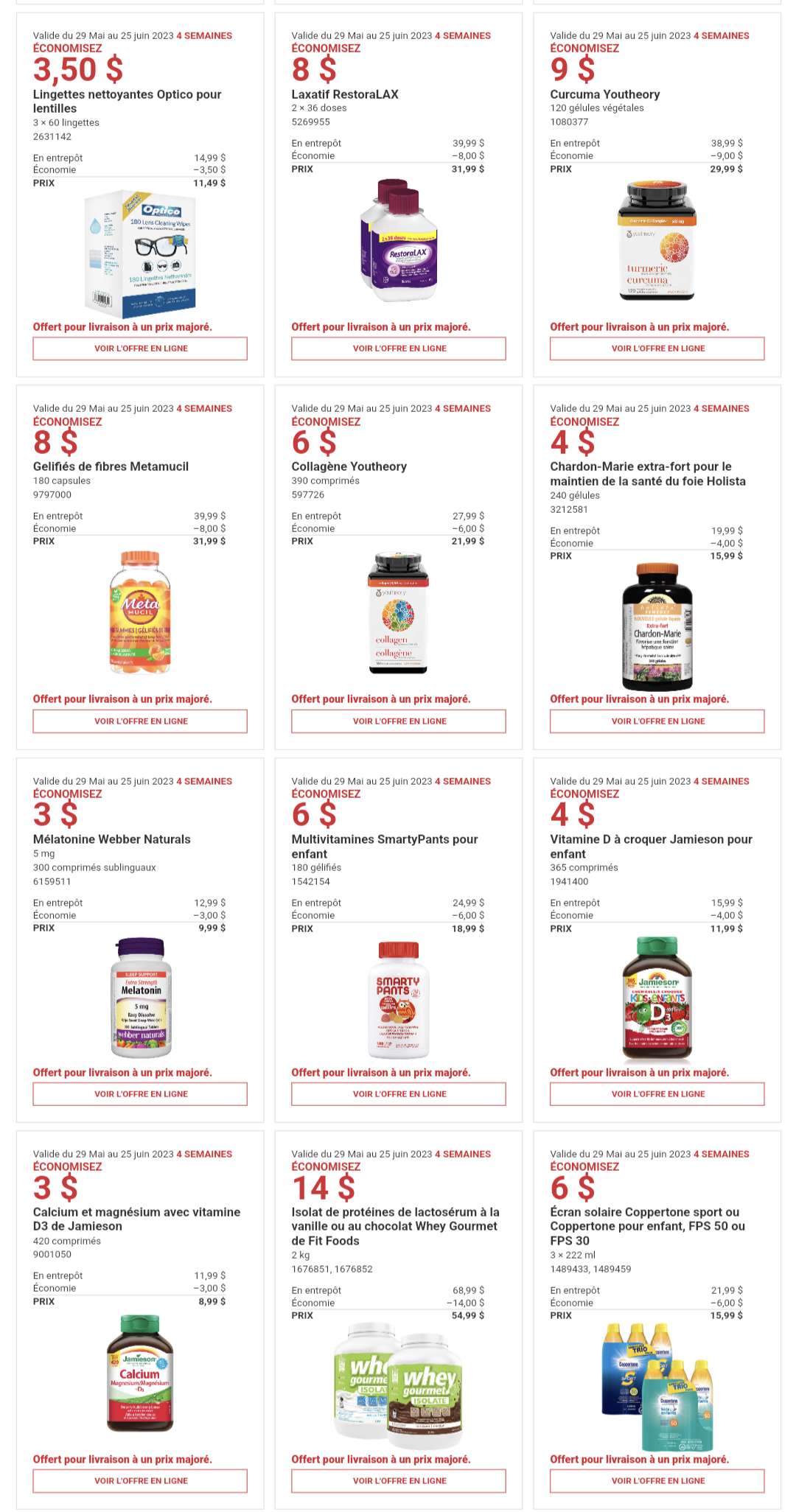 Circulaire Costco de la semaine