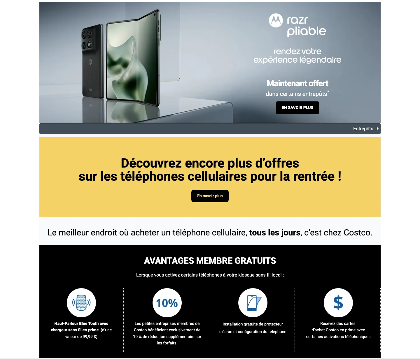 Rabais de La Rentrée scolaire sur les téléphones cellulaires chez Costco - Page 5