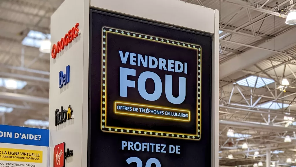 Offres du Vendredi Fou sur les téléphones cellulaires chez Costco