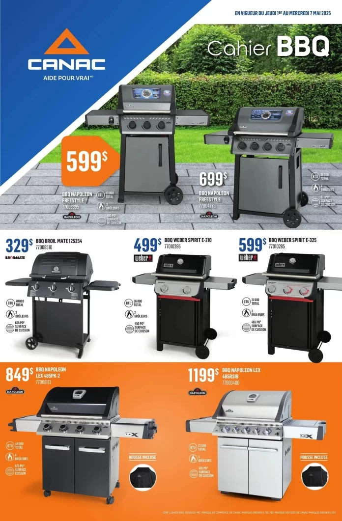 Circulaire CANAC Cahier BBQ 2025