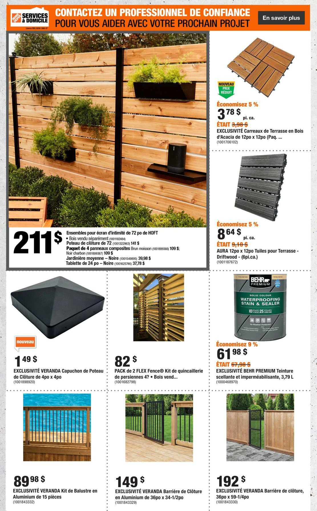 Quincaillerie Home Depot Circulaire