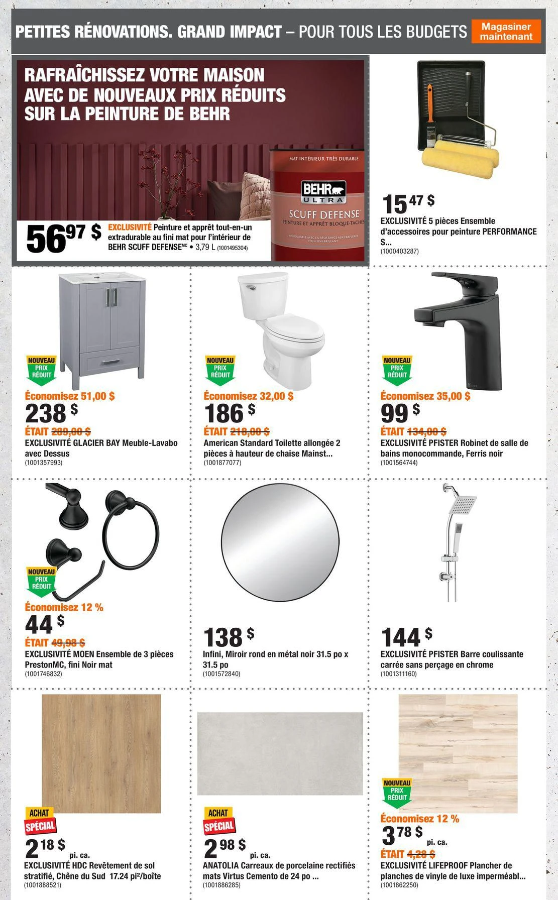 Quincaillerie Home Depot Circulaire