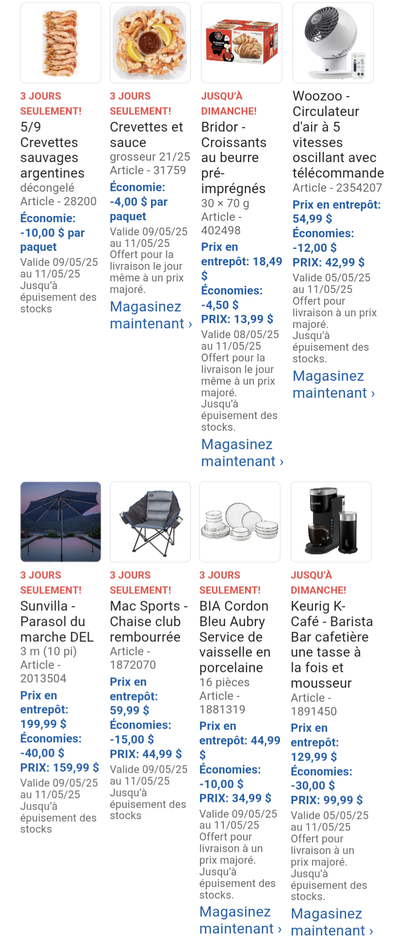 Page 2 - Offres chocs chez Costco 