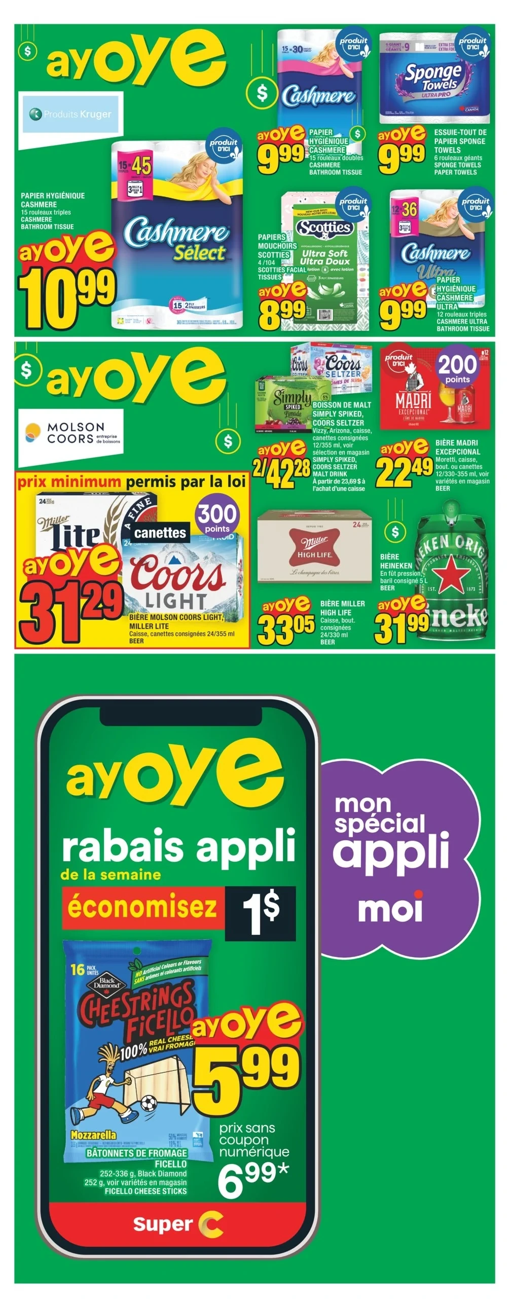 Circulaire SUPER C de la semaine du 22 au 28 mai 2025