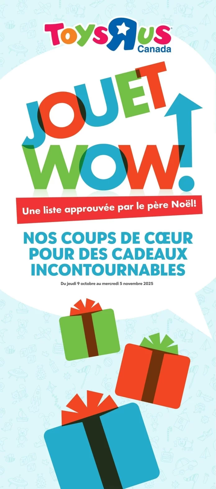 Circulaire Toys R Us de jouets du 15 octobre