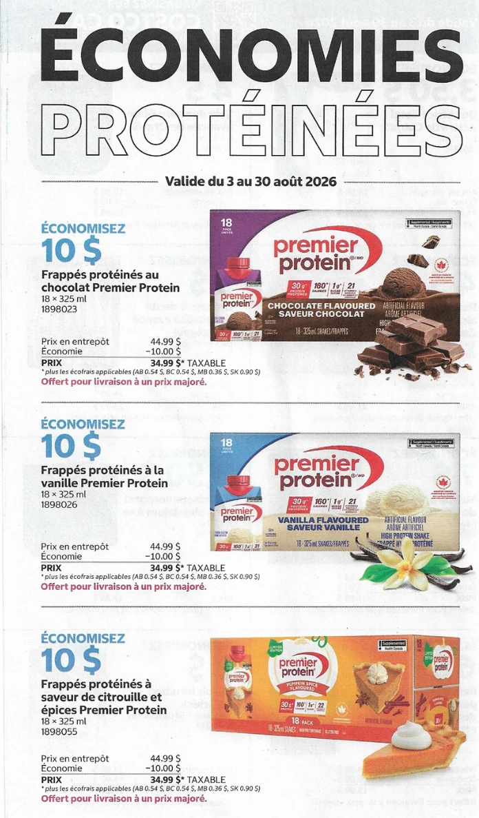 Circulaire Costco de la semaine prochaine - 3 août 2026