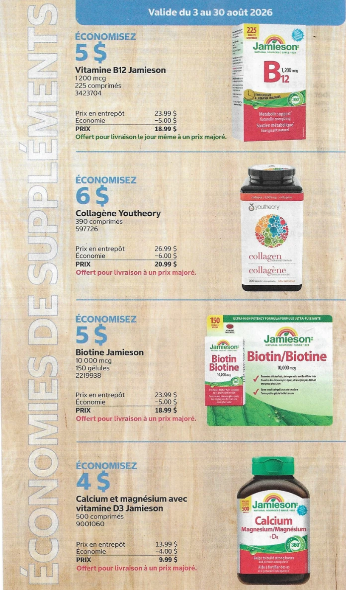 Circulaire Costco de la semaine prochaine - 3 août 2026