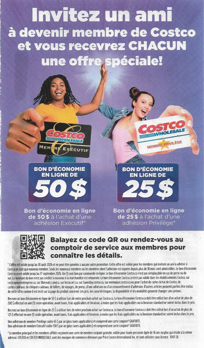 Circulaire Costco de la semaine prochaine - 3 août 2026