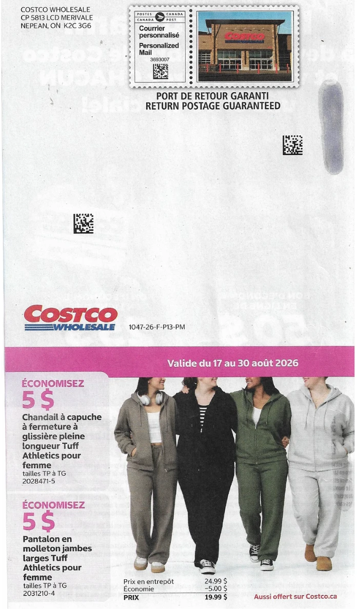 Circulaire Costco de la semaine prochaine - 3 août 2026