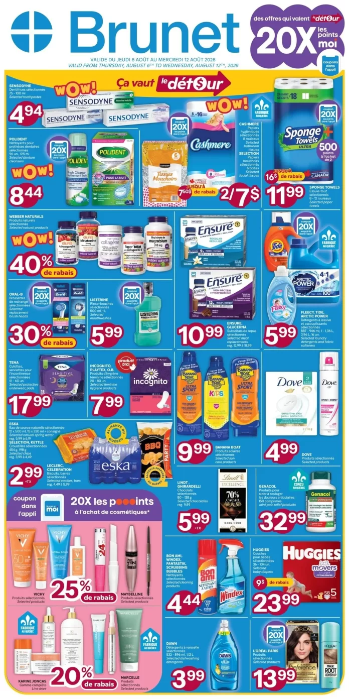 Circulaire Brunet de la semaine du 6 au 12 août 2026 - Page 1