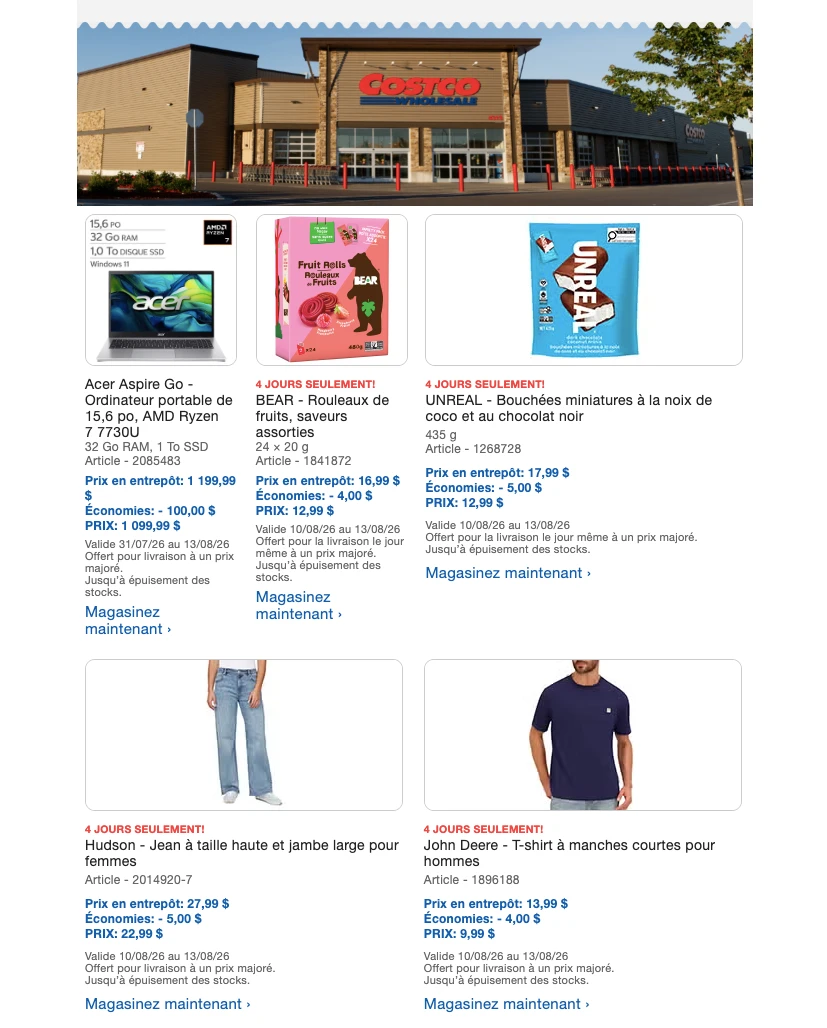 Circulaires des économies en vedette chez Costco - Page 2